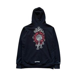 Chrome Hearts Designer 2-Sided Zip Up Hoodie Size… - image 1